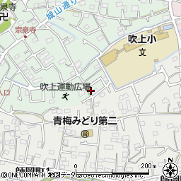 東京都青梅市吹上211-3周辺の地図
