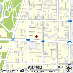 東京都足立区西伊興周辺の地図
