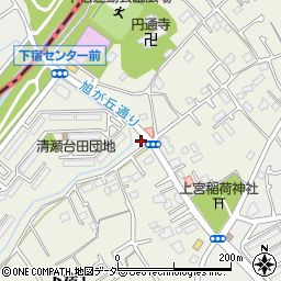 東京都清瀬市下宿1丁目124-14周辺の地図