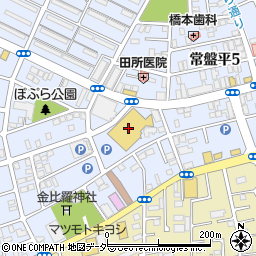 ヨークプライス五香店周辺の地図