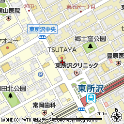 鍵の出張救急車所沢市東所沢営業所２４時間受付センター周辺の地図