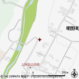 山梨県北杜市明野町上神取1720周辺の地図