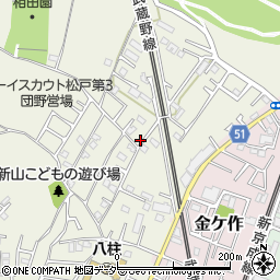 千葉県松戸市千駄堀856-7周辺の地図