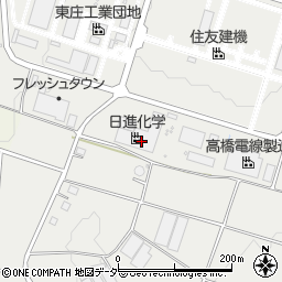 日進化学株式会社　千葉工場周辺の地図