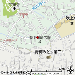 東京都青梅市吹上221周辺の地図