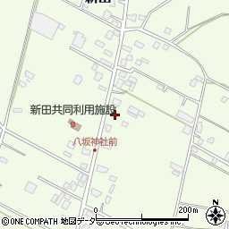 千葉県成田市新田303周辺の地図