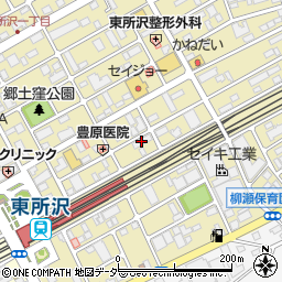 ユニハイム東所沢周辺の地図