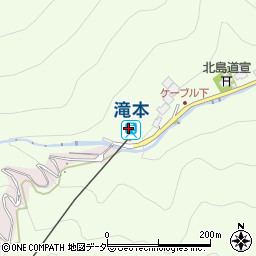 御岳登山鉄道株式会社　観光案内所周辺の地図