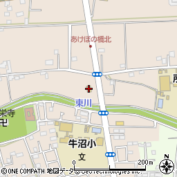 ファミリーマート所沢牛沼店周辺の地図