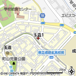 千葉県成田市玉造1丁目42-3周辺の地図