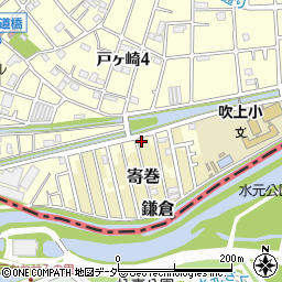 埼玉県三郷市戸ヶ崎959周辺の地図