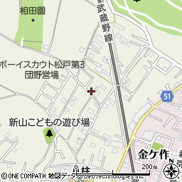 千葉県松戸市千駄堀856-17周辺の地図