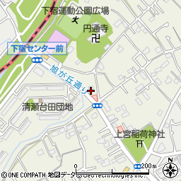 東京都清瀬市下宿1丁目124-2周辺の地図