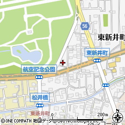 埼玉県所沢市東新井町326周辺の地図