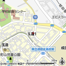 千葉県成田市玉造1丁目42-1周辺の地図