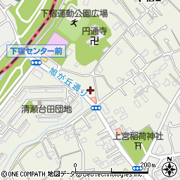 東京都清瀬市下宿1丁目124周辺の地図