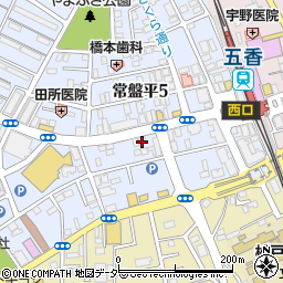 買取専門店おたからや　松戸五香店周辺の地図
