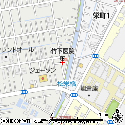 竹下医院周辺の地図