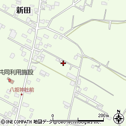 千葉県成田市新田281周辺の地図