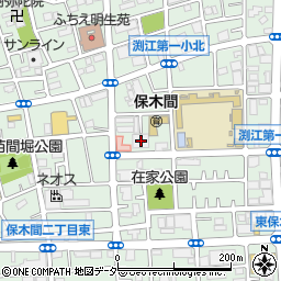 東京都足立区保木間3丁目25-18周辺の地図