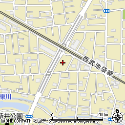 埼玉県所沢市上新井2丁目46周辺の地図