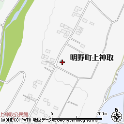 山梨県北杜市明野町上神取1383周辺の地図