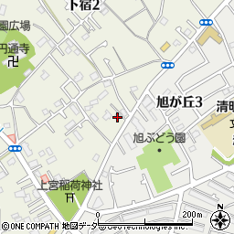 東京都清瀬市下宿2丁目417周辺の地図