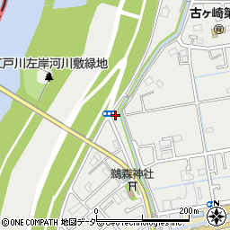 千葉県松戸市古ケ崎599周辺の地図