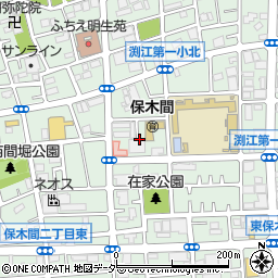 東京都足立区保木間3丁目25周辺の地図