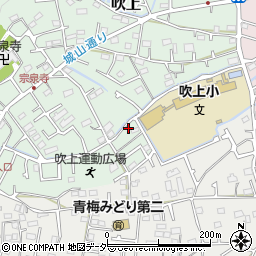 東京都青梅市吹上209-5周辺の地図