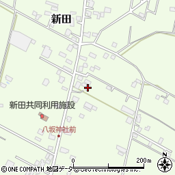 千葉県成田市新田299周辺の地図