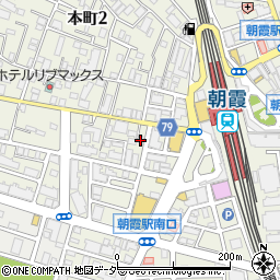 リオネットセンター　朝霞店周辺の地図
