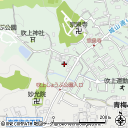 東京都青梅市吹上325周辺の地図