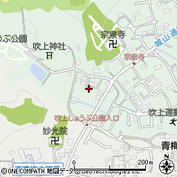 東京都青梅市吹上326周辺の地図
