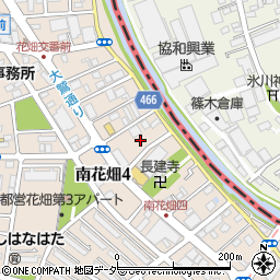 東京都足立区南花畑4丁目20周辺の地図