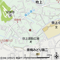 東京都青梅市吹上284周辺の地図