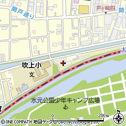 埼玉県三郷市寄巻周辺の地図