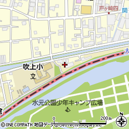 埼玉県三郷市寄巻周辺の地図