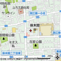 東京都足立区保木間3丁目25-7周辺の地図