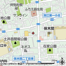 東京都足立区保木間3丁目周辺の地図