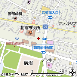 タイムズ朝霞市役所駐車場周辺の地図