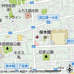 東京都足立区保木間3丁目25-5周辺の地図