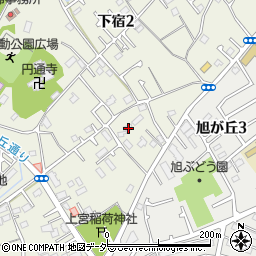東京都清瀬市下宿2丁目419-1周辺の地図