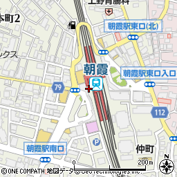 朝霞警察署朝霞駅前交番周辺の地図