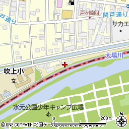 埼玉県三郷市戸ヶ崎2909周辺の地図