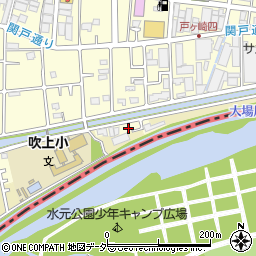 埼玉県三郷市戸ヶ崎2911周辺の地図