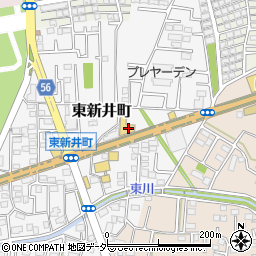 埼玉県所沢市東新井町298周辺の地図