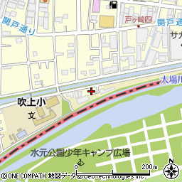 埼玉県三郷市戸ヶ崎2910周辺の地図