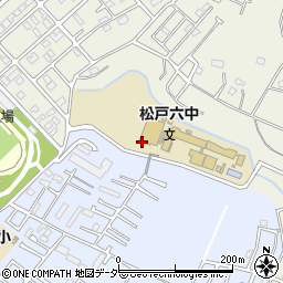 千葉県松戸市千駄堀1338周辺の地図