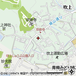 東京都青梅市吹上270周辺の地図